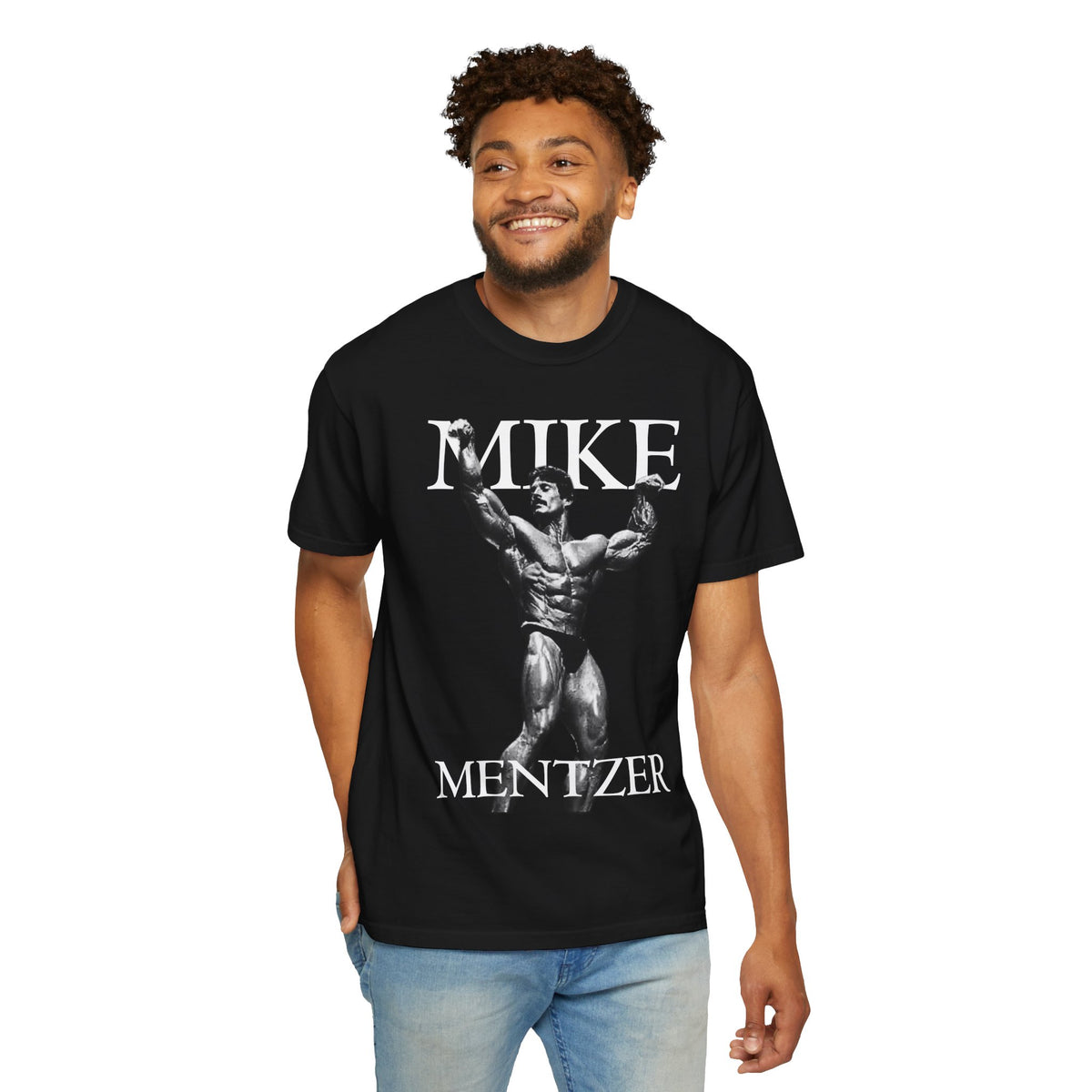 Mike Mentzer Bodybuilding T-Shirt — Classic Pose Gym Tee